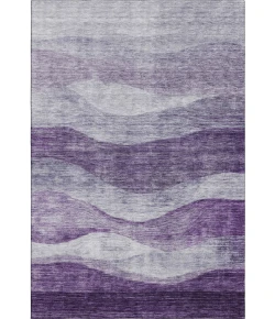 Addison Mayfield Purple AMF1141 - 8ft. Round Rug