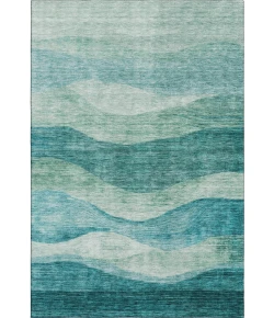 Addison Mayfield Teal AMF1141 2ft. 3in. x 7ft. 6in. Rect. Rug