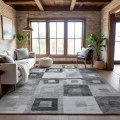 Addison Mayfield Gray AMF1142 - 8ft. Round Rug