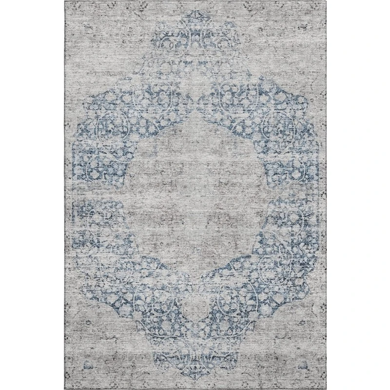 Addison Mayfield Blue AMF1146 - 8ft. Round Rug