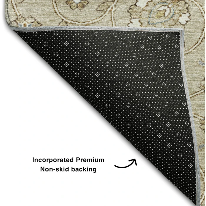 Addison Mayfield Brown AMF1149 - 8ft. Round Rug