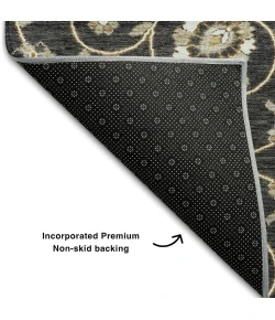 Addison Mayfield Black AMF1149 - 8ft. Round Rug