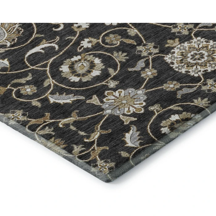 Addison Mayfield Black AMF1149 - 8ft. Round Rug