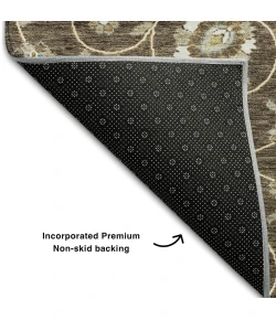 Addison Mayfield Brown AMF1149 - 8ft. Round Rug