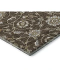 Addison Mayfield Brown AMF1149 - 8ft. Round Rug