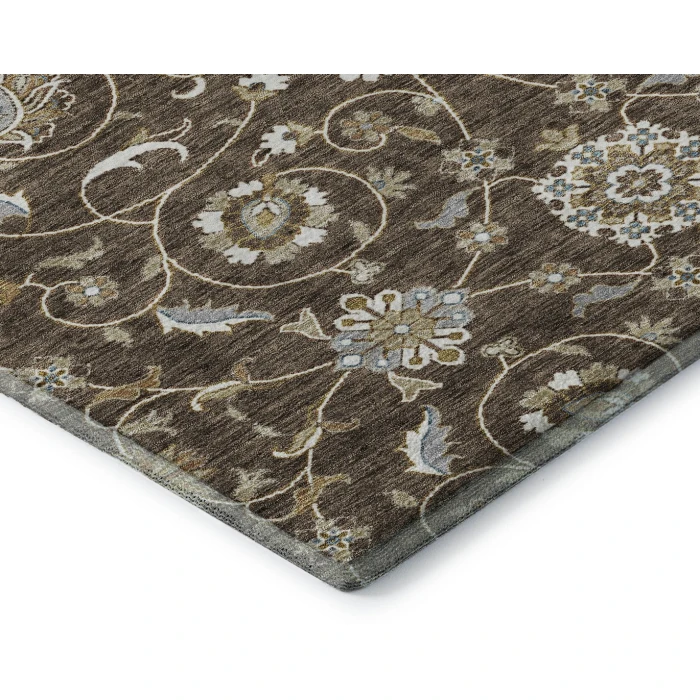 Addison Mayfield Brown AMF1149 - 8ft. Round Rug