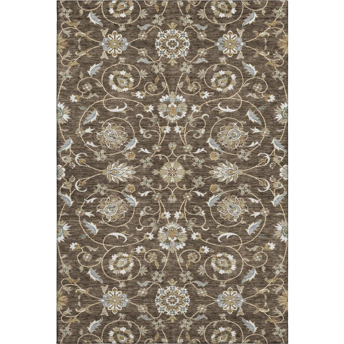 Addison Mayfield Brown AMF1149 - 8ft. Round Rug