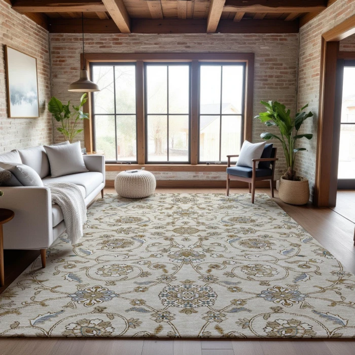 Addison Mayfield Ivory AMF1149 2ft. 3in. x 7ft. 6in. Rect. Rug