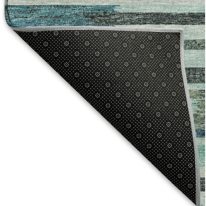 Addison Mayfield Blue AMF114 - 8ft. Round Rug