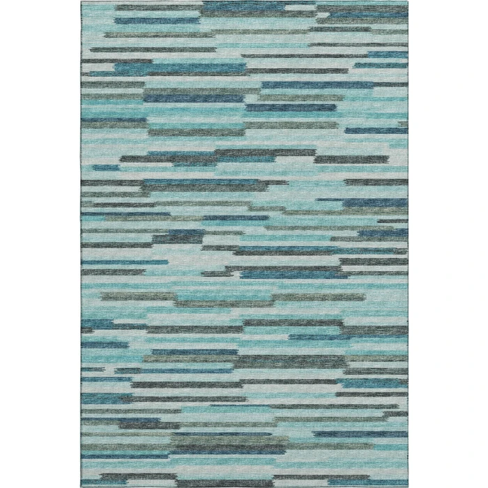 Addison Mayfield Blue AMF114 - 8ft. Round Rug