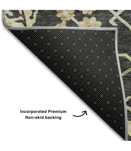 Addison Mayfield Black AMF1150 5ft. x 7ft. 6in. Rect. Rug