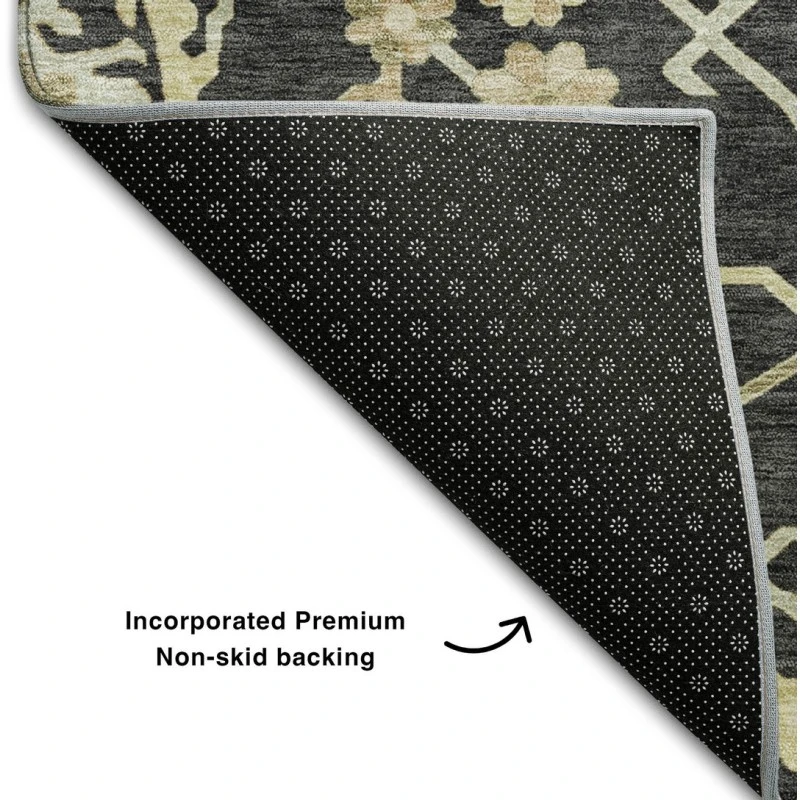 Addison Mayfield Black AMF1150 8ft. x 10ft. Rect. Rug