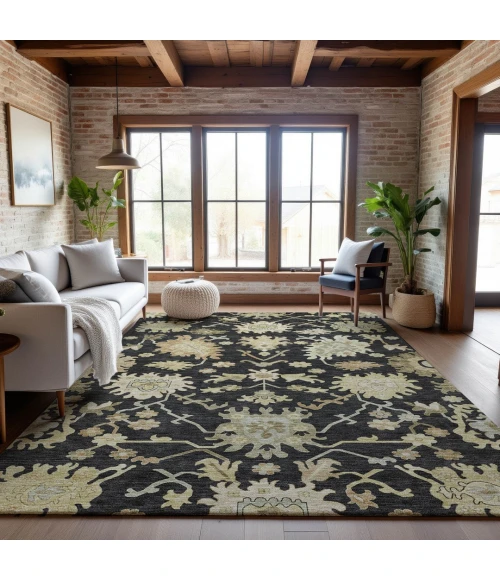 Addison Mayfield Black AMF1150 5ft. x 7ft. 6in. Rect. Rug