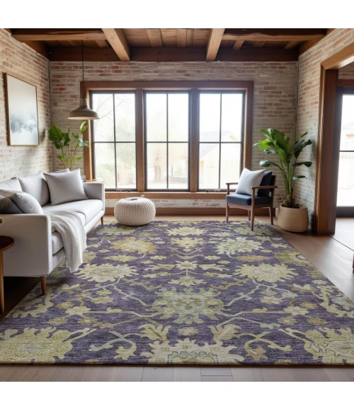 Addison Mayfield Purple AMF1150 5ft. x 7ft. 6in. Rect. Rug