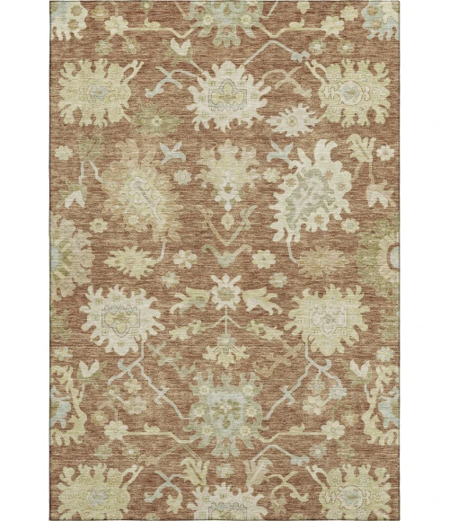 Addison Mayfield Orange AMF1150 5ft. x 7ft. 6in. Rect. Rug