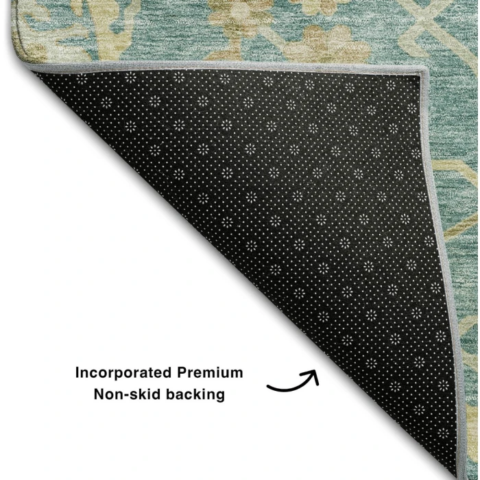 Addison Mayfield Teal AMF1150 5ft. x 7ft. 6in. Rect. Rug