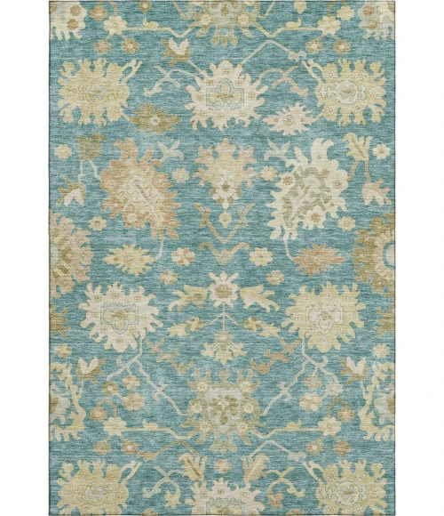 Addison Mayfield Teal AMF1150 5ft. x 7ft. 6in. Rect. Rug