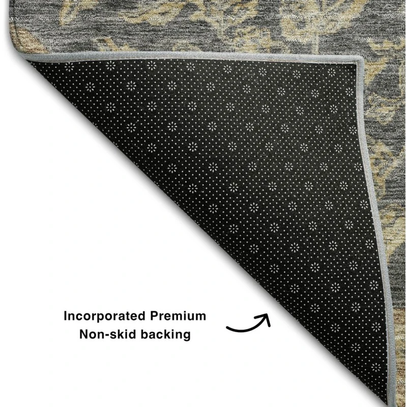 Addison Mayfield Gray AMF1151 - 8ft. Round Rug