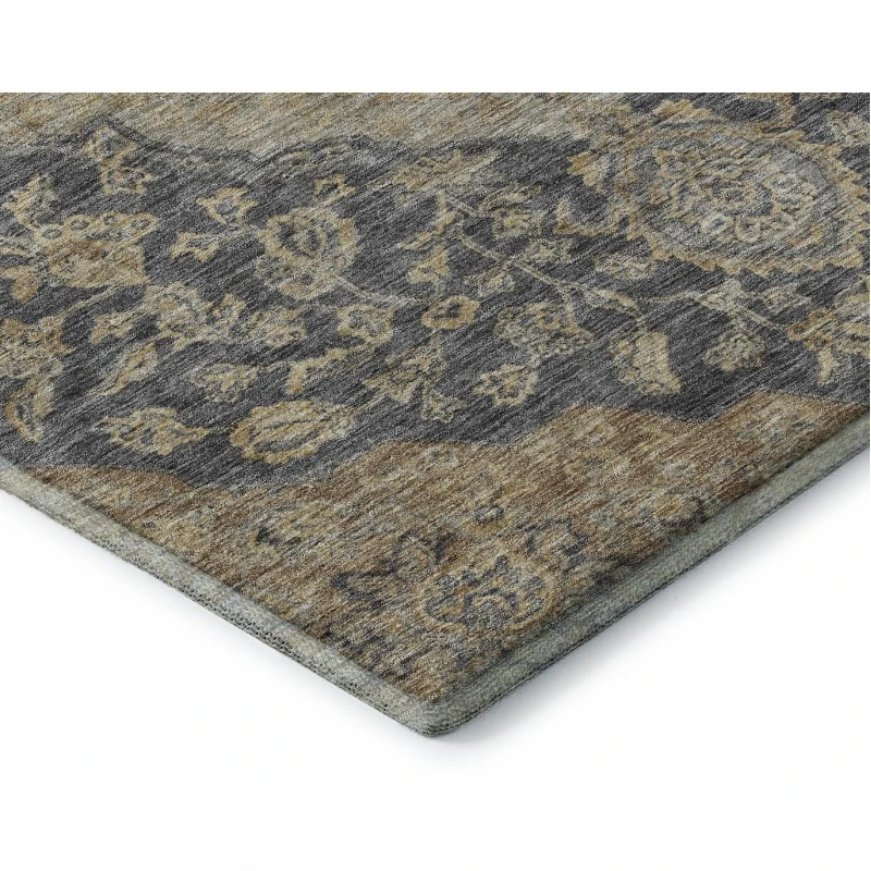 Addison Mayfield Gray AMF1151 - 8ft. Round Rug