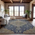 Addison Mayfield Blue AMF1151 - 8ft. Round Rug