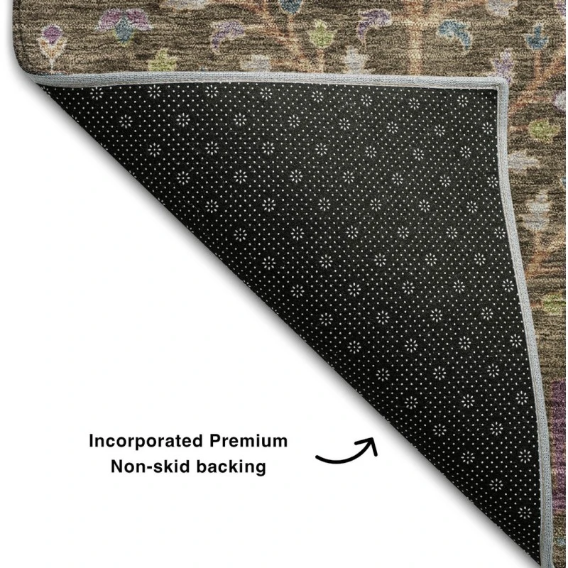 Addison Mayfield Brown AMF1152 - 8ft. Round Rug