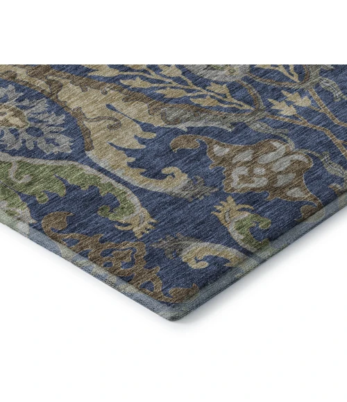 Addison Mayfield Blue AMF1153 - 8ft. Round Rug