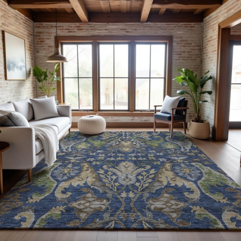 Addison Mayfield Blue AMF1153 9ft. x 12ft. Rect. Rug