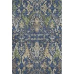 Addison Mayfield Blue AMF1153 - 8ft. Round Rug