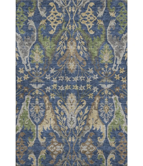 Addison Mayfield Blue AMF1153 - 8ft. Round Rug