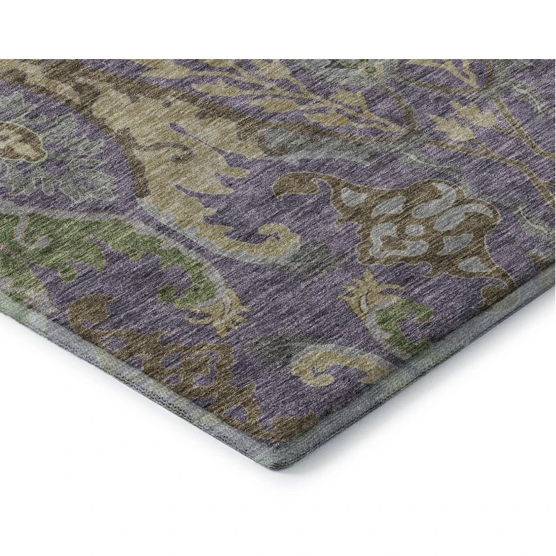 Addison Mayfield Purple AMF1153 - 8ft. Round Rug