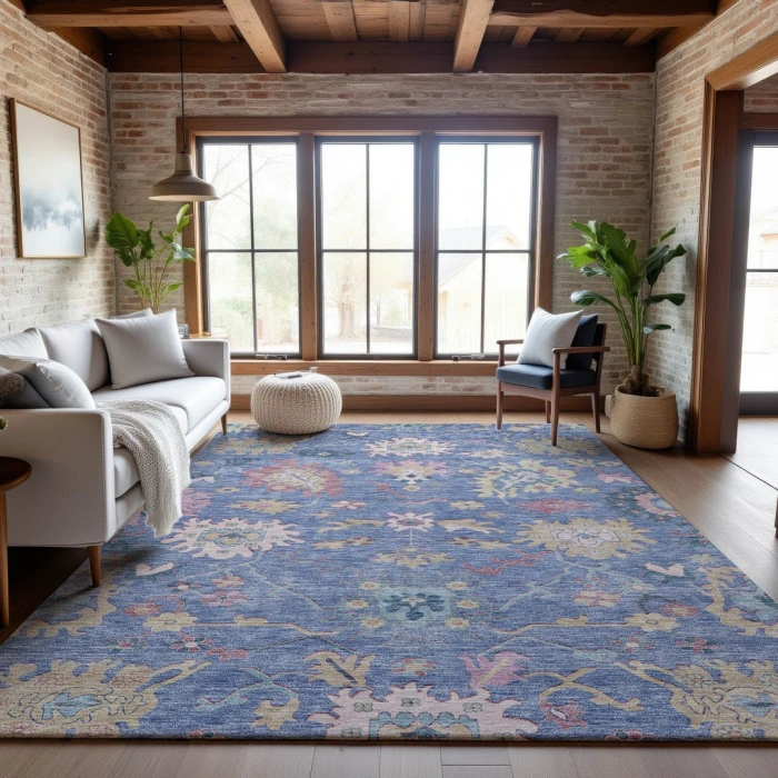 Addison Mayfield Blue AMF1154 2ft. 3in. x 7ft. 6in. Rect. Rug