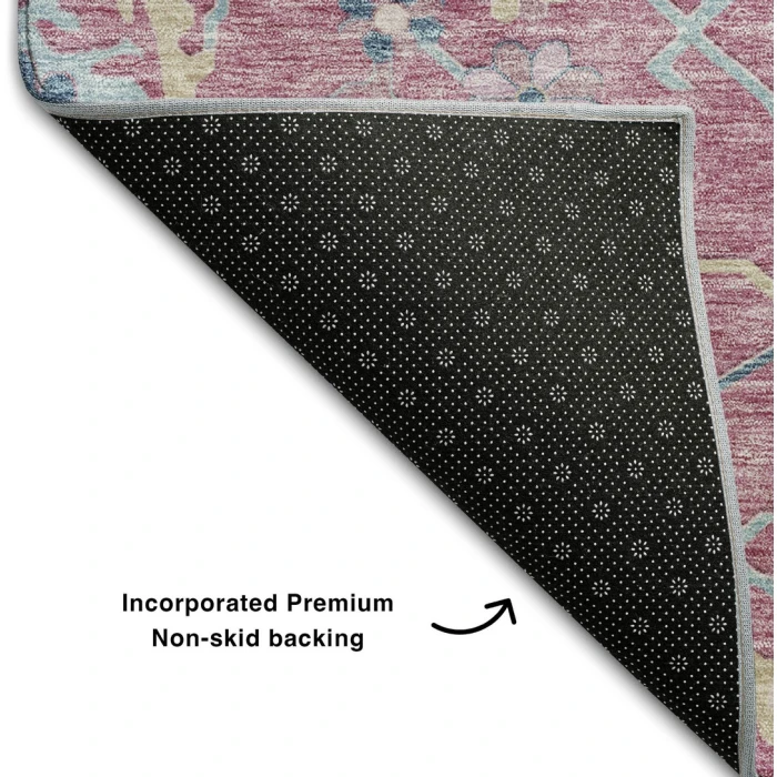Addison Mayfield Pink AMF1154 2ft. 3in. x 7ft. 6in. Rect. Rug