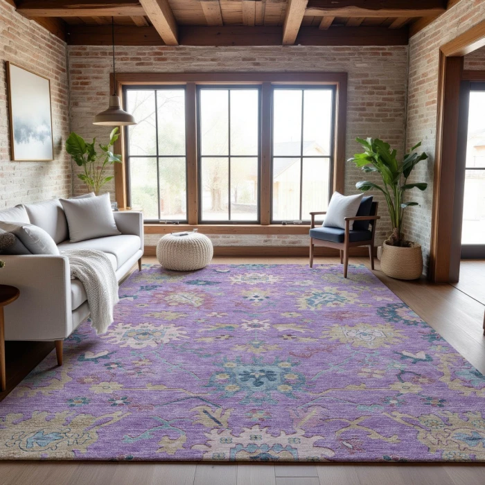 Addison Mayfield Purple AMF1154 8ft. x 10ft. Rect. Rug