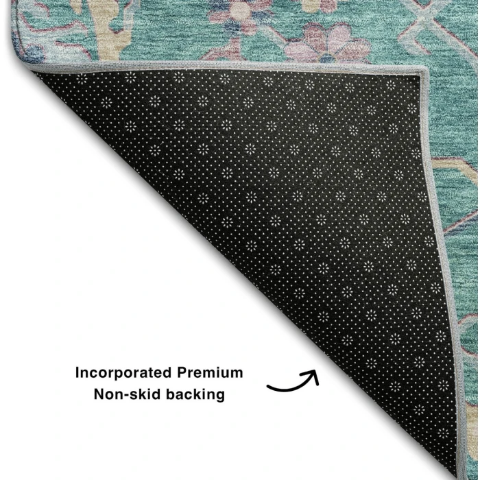 Addison Mayfield Teal AMF1154 2ft. 3in. x 7ft. 6in. Rect. Rug