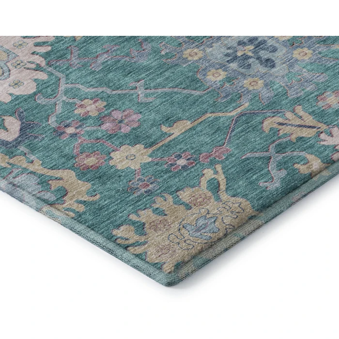 Addison Mayfield Teal AMF1154 2ft. 3in. x 7ft. 6in. Rect. Rug