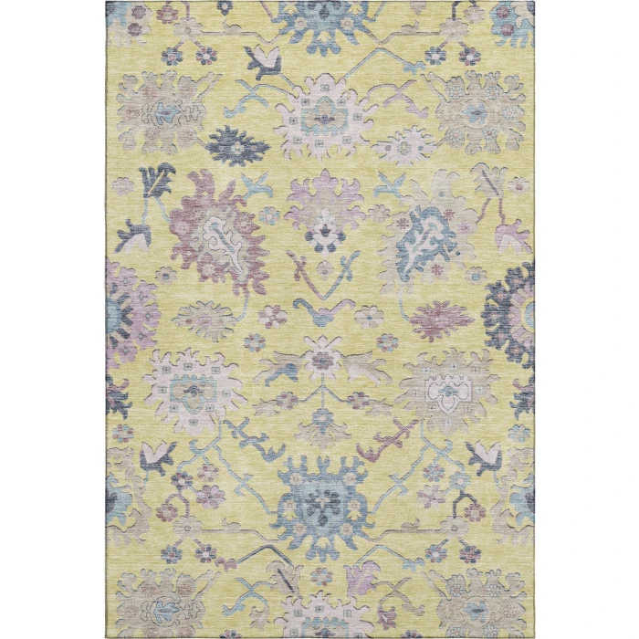 Addison Mayfield Gold AMF1154 - 8ft. Round Rug