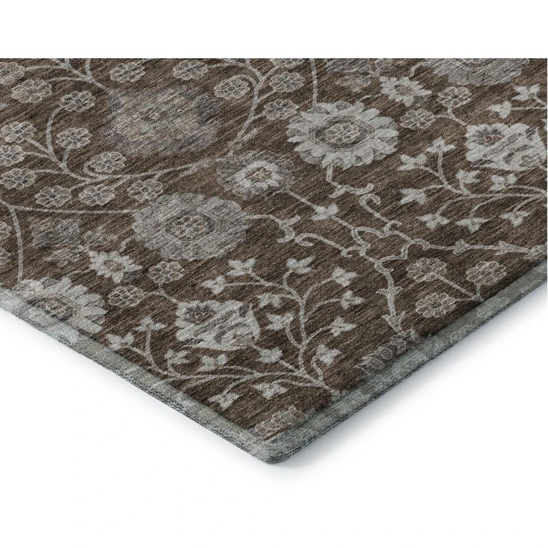 Addison Mayfield Brown AMF1155 - 8ft. Round Rug