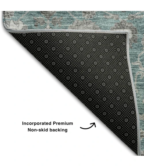 Addison Mayfield Teal AMF1155 9ft. x 12ft. Rect. Rug