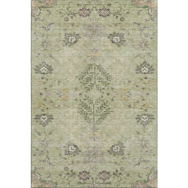 Addison Mayfield Green AMF1156 - 8ft. Round Rug
