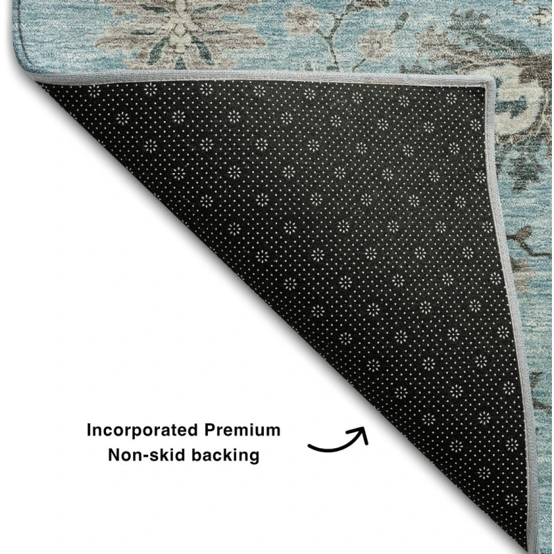 Addison Mayfield Blue AMF1156 - 8ft. Round Rug