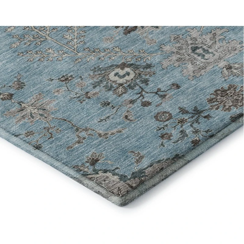 Addison Mayfield Blue AMF1156 - 8ft. Round Rug