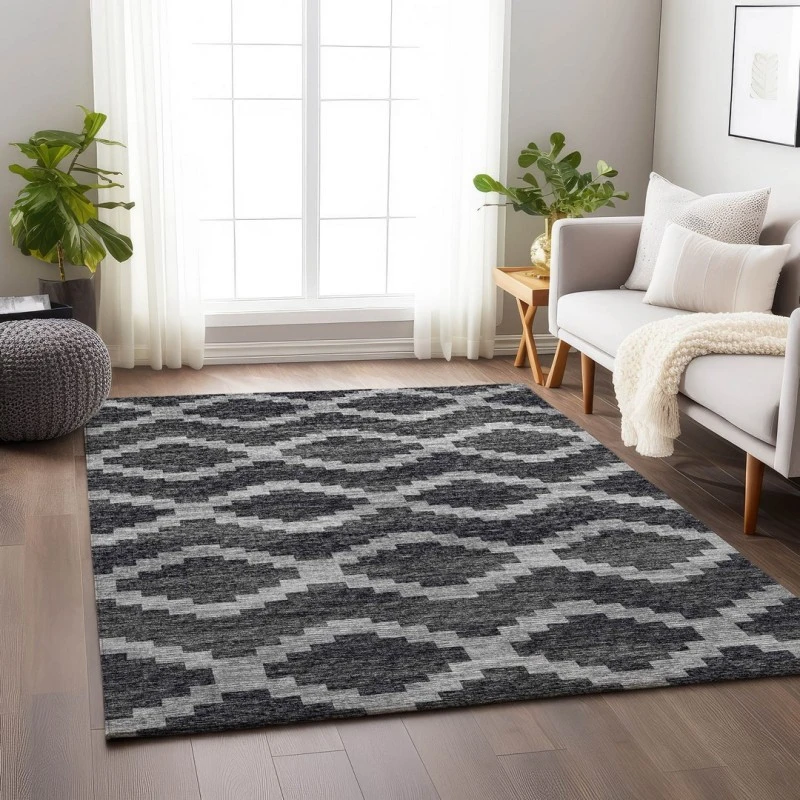 Addison Mayfield Gray AMF115 - 8ft. Round Rug