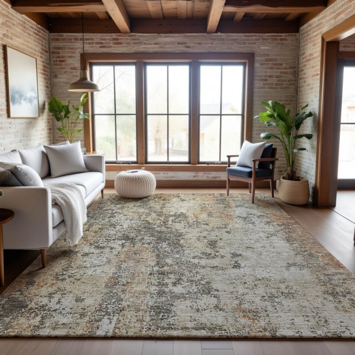Addison Mayfield Orange AMF1161 5ft. x 7ft. 6in. Rect. Rug