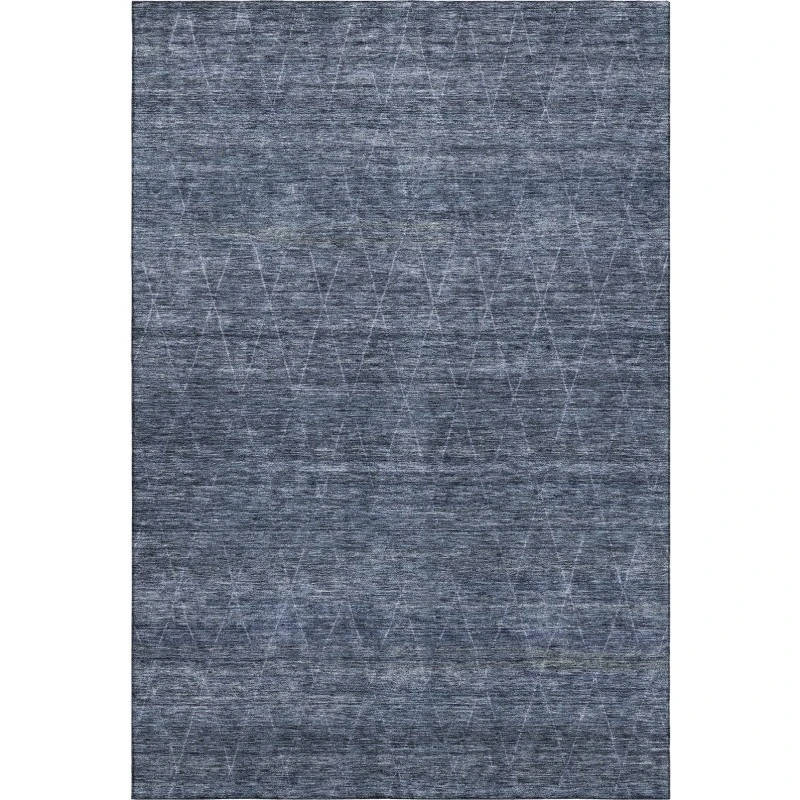 Addison Mayfield Blue AMF1165 - 8ft. Round Rug