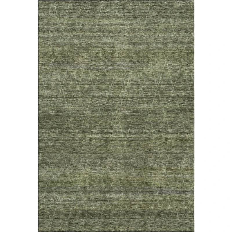 Addison Mayfield Green AMF1165 - 8ft. Round Rug