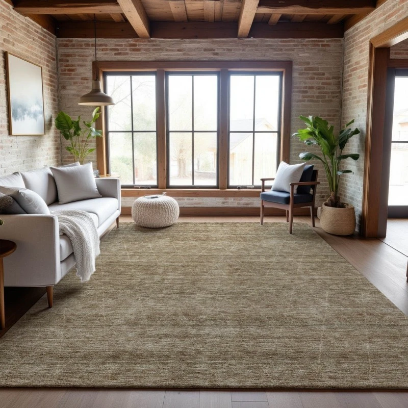 Addison Mayfield Gold AMF1165 - 8ft. Round Rug