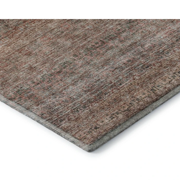 Addison Mayfield Orange AMF1174 - 8ft. Round Rug
