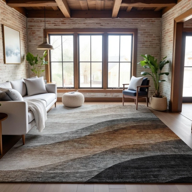 Addison Mayfield Brown AMF1176 5ft. x 7ft. 6in. Rect. Rug