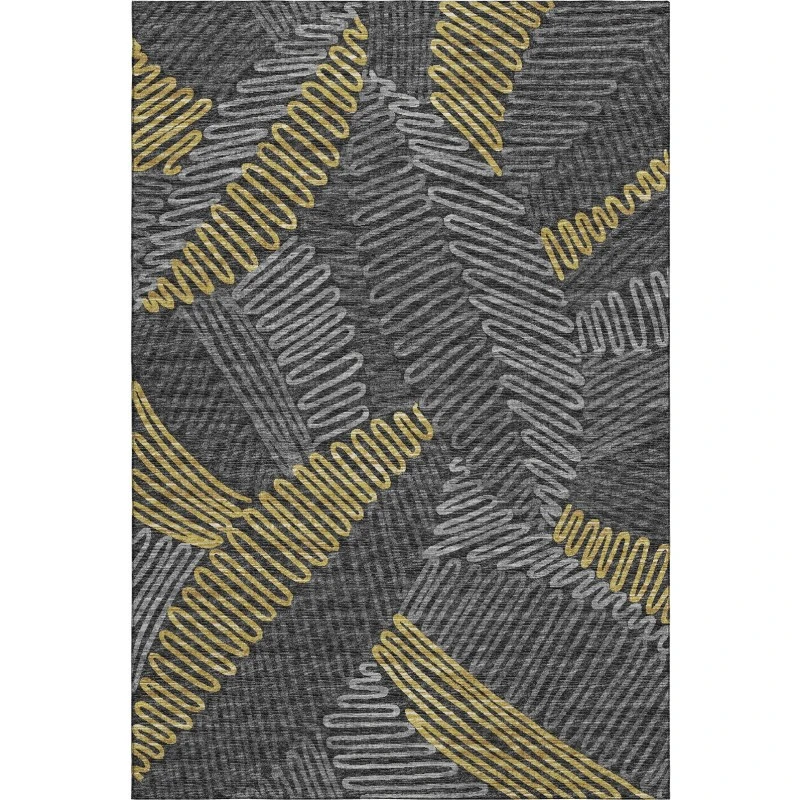 Addison Mayfield Gray AMF117 5ft. x 7ft. 6in. Rect. Rug