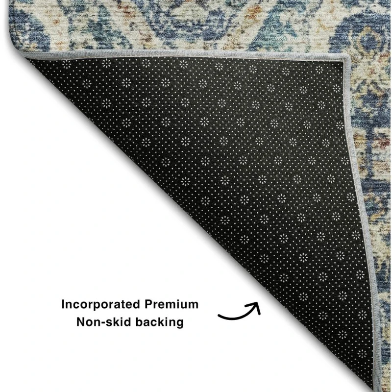 Addison Mayfield Blue AMF1181 - 8ft. Round Rug